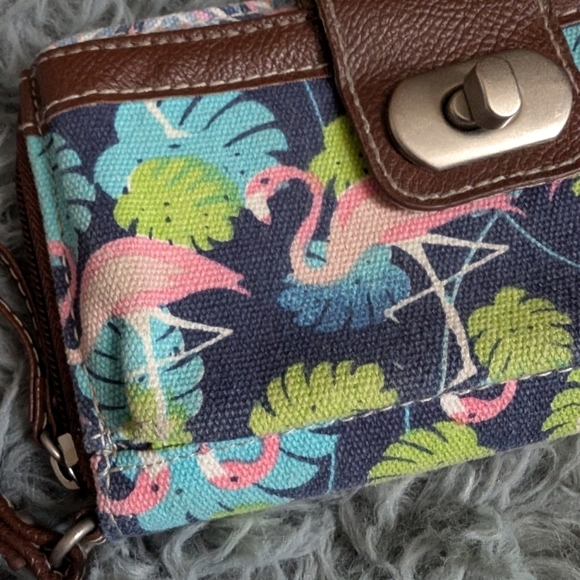 Union Bay wristlet pink flamingo GUC - Picture 2 of 10